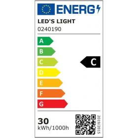 Led's Light LED buitenlamp Premium breedstraler 30W zwart