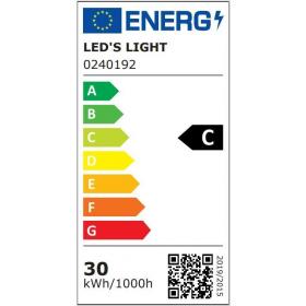 Led's Light LED buitenlamp Premium breedstraler met sensor 30W zwart