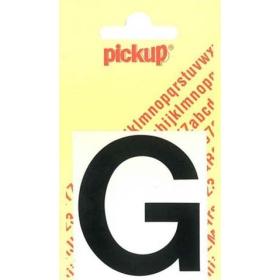 Pickup Helvetica plakletter hoofdletter G zwart 40mm