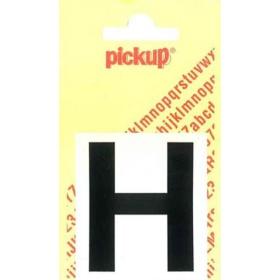 Pickup Helvetica plakletter hoofdletter H zwart 40mm