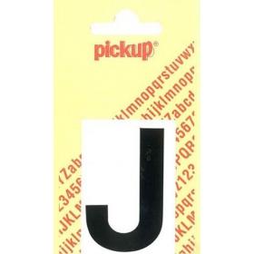 Pickup Helvetica plakletter hoofdletter J zwart 40mm