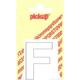 Pickup Helvetica plakletter hoofdletter F wit 40mm