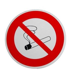 Pickup pictogram verboden te roken ⌀300mm