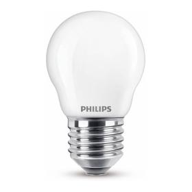 Philips LED kogellamp E27 6,5W mat 4,5x7,7,8