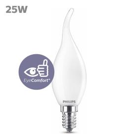 Philips LED kaarslamp E14 2W mat 3,5x12,3cm