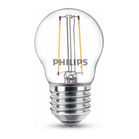 Philips LED kogellamp E27 2W helder 4,5x7,8cm