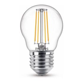 Philips LED kogellamp E27 4,3W helder 4,5x8cm