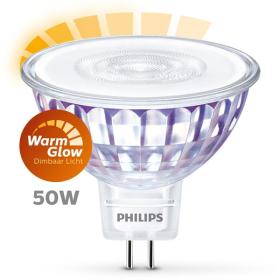 Philips LED spotlamp dimbaar GU5.3 7W helder 5,1x4,6cm