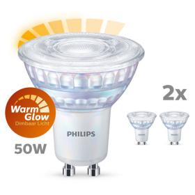 Philips LED spotlamp dimbaar GU10 5,5W helder 5x5,4cm
