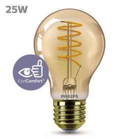 Philips LED standaardlamp dimbaar E27 4W goud 6,1x10,6cm