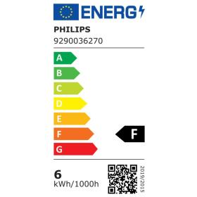Philips LED standaard dimbaar E27 goud flame 5,5W 470LM