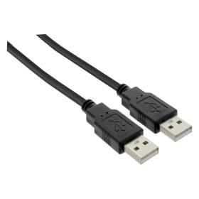 Q-Link USB kabel 2.0 USB-a male/male zwart 2m