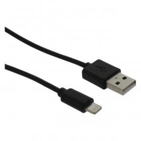 Q-Link kabelroller USB/iphone light zwart 0,75m