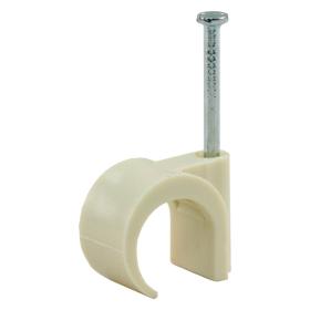 Q-Link buisclip rond PVC crème 16-19mm 20 stuks