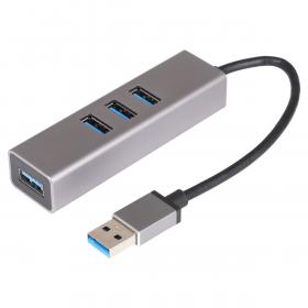 Q-Link Hub USB-A zilver