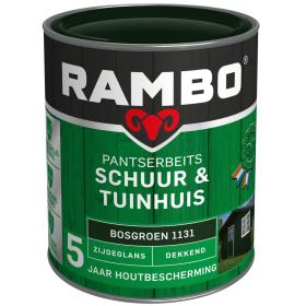 Rambo Pantserbeits zijdeglans schuur & tuinhuis 1131 groen 750ml