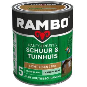 Rambo Pantserbeits zijdeglans schuur & tuinhuis 1202 eiken 750ml
