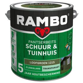 Rambo Pantserbeits zijdeglans schuur & tuinhuis 1215 groen 2,5l