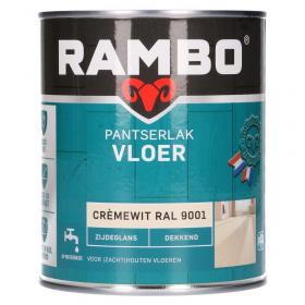 Rambo Pantserlak zijdeglans vloer crèmewit 750ml
