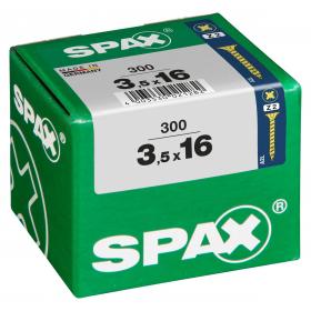 Spax schroef pozidrive verzinkt 3,5x16mm 300st