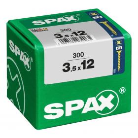 Spax schroef pozidrive verzinkt 3,5x12mm 300st