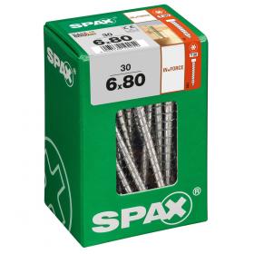 Spax IN.Force schroef T-star plus cilinderkop 6x80mm 30st