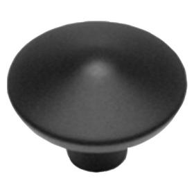 Starx knop gelakt aluminium mat zwart 3cm