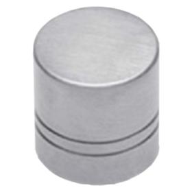 Starx knop aluminium zilver 1,8cm