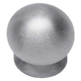 Starx knop aluminium zilver 2cm