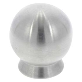 Starx knop RVS zilver 3cm