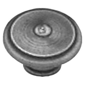 Starx knop aluminium grijs 3cm