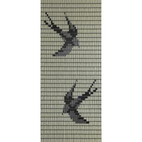 Sun-Arts vliegengordijn met hulzen 101 zwaluw/crème 100x232cm