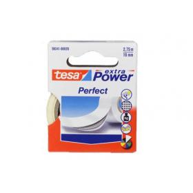 Tesa Extra Power Perfect textieltape wit 19mm 2,75m