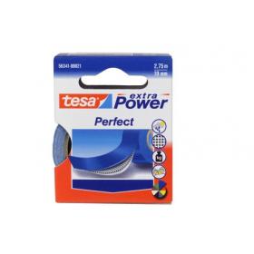 Tesa Extra Power Perfect textieltape blauw 19mm 2,75m