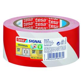Tesa Universal Signal waarschuwingstape 58134 geel zwart 50mm 66m