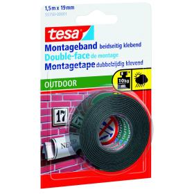 Tesa Powerbond Outdoor montagetape wit 19mm 1,5m