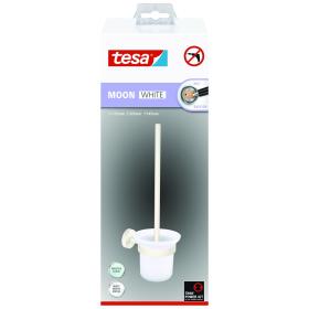 Tesa Moon toiletborstel rond glas, metaal lijm kit wit