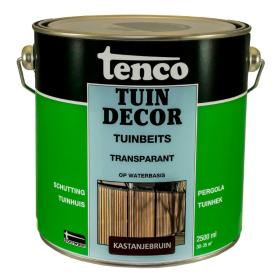 Tenco Tuindecor tuinbeits zijdemat kastanjebruin 2,5L