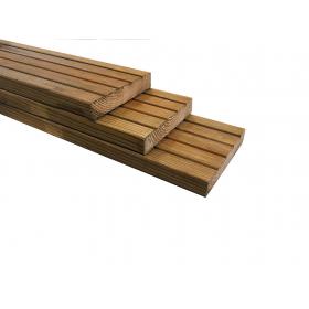 Vlonderplank nobifix naaldhout geprofileerd 2-zijdig 2,8x14,5x360cm
