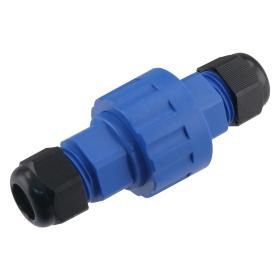 Productafbeelding van Kabelverbinder voor 6-13mm IP68 blauw.