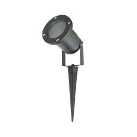 Productafbeelding van Led's Light LED buiten grondspot Samara kantelbaar zwart aluminium.