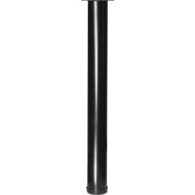 Meubelpoot Bonita verstelbare voet metaal zwart Ø76mmx72-75cm