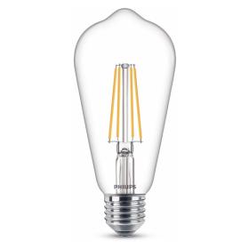 Philips Classic LED edisonlamp E27 7W helder 6,4x14cm