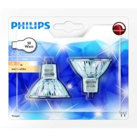 Productafbeelding van Philips Hal-Dich halogeen spotlamp dimbaar GU5.3 50W helder.