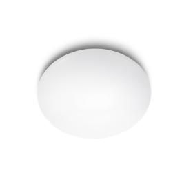 Productafbeelding van Philips MyLiving Suede LED plafondlamp ⌀38cm wit kunststof.