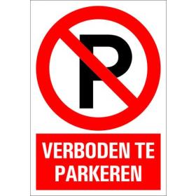 Pickup pictogram verboden te parkeren 330x230mm