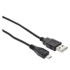 Q-Link USB kabel 2.0 USB-a male/micro zwart 2m