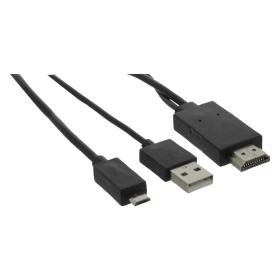 Q-Link mhl kabel HDMI/USB/micro USB 1,8m