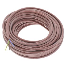 Siliconen kabel 3x0,75 180gr rood/bruin 25m