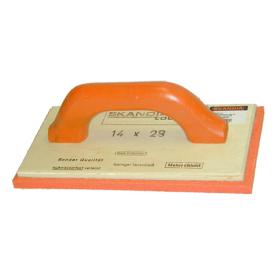 Skandia houten schuurbord met oranje spons 280 mm
